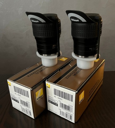 VENDO: Nikon NAV SW 17.5mm eyepieces pair | Astrosell